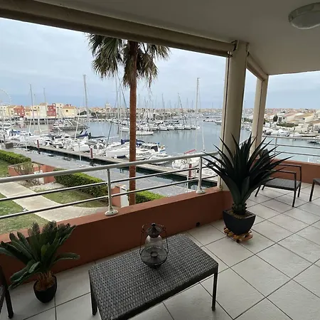Moderne 2p Avec Belle Vue, Piscine, Parking, Centre-port, Proche Et Commerces - Cap D'agde - Fr-1-723-145 דירה אגדה